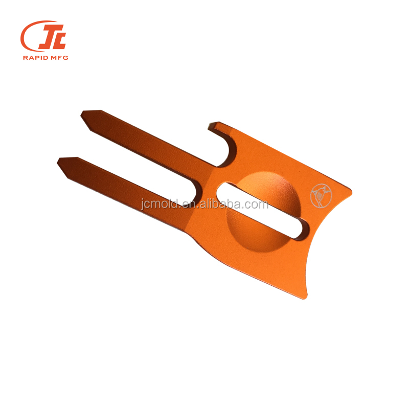 OEM Golf Divot Repair Tools Parts Manufacture Custom Golf Accessories Divot Repair Tool Zinc Metal Colorful Fork Accessory