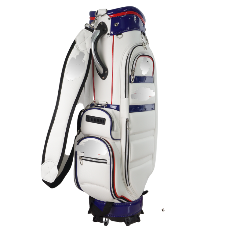 Hot 14 Pcs or Customized Golf Stand Bag Golf Clubs Accessories Trolley Bag With Bracket