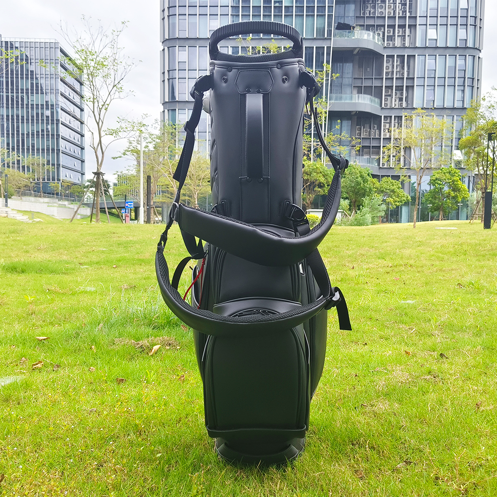 OEM Brand Premium Custom Logo Golf Stand Bag Waterproof PU Leather 5 14 Way Golf Bag