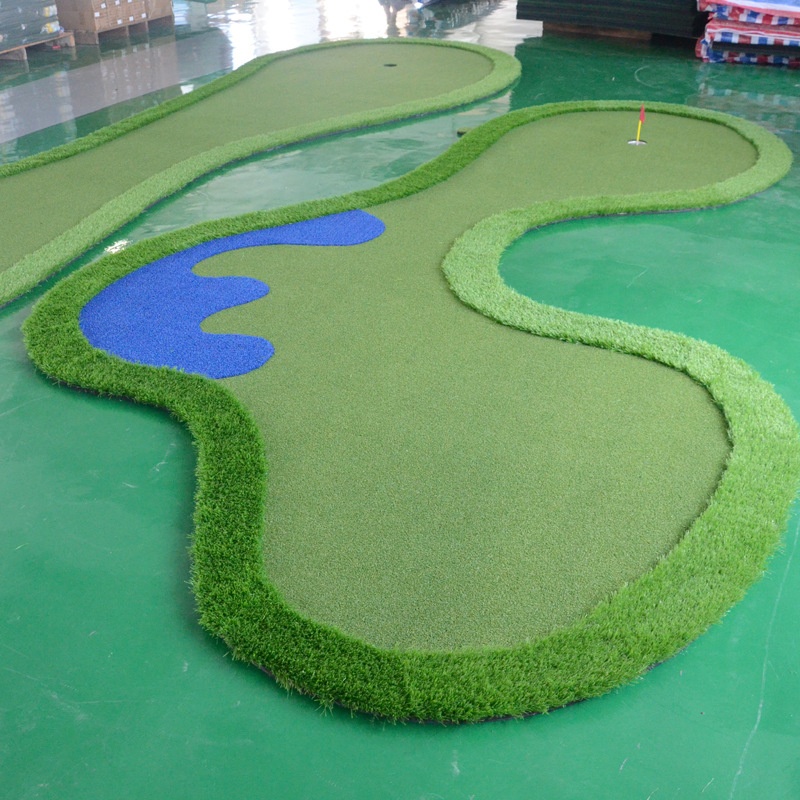 SER Portable Training Mat Golf Putting Green Simulator Golf Equipment Mini Golf Course