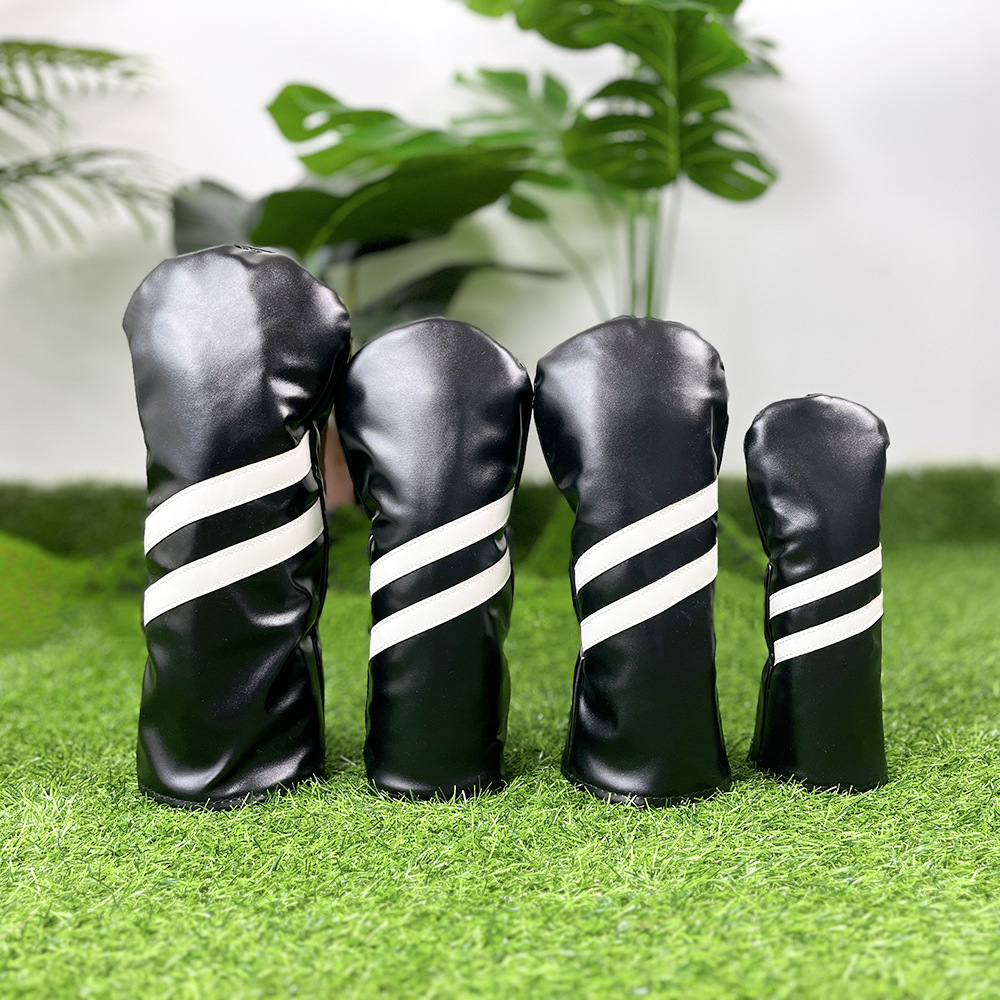 High Quality PU Golf Club Headcover Factory Stock Delivery Within 5 Days Accept Custom Free Designs Golf Accessories