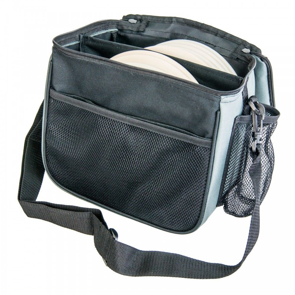 Durable Custom Recycled Plastic Shuttle Disc Golf Bag Waterproof Disc Organizer with Water Bottle Holder