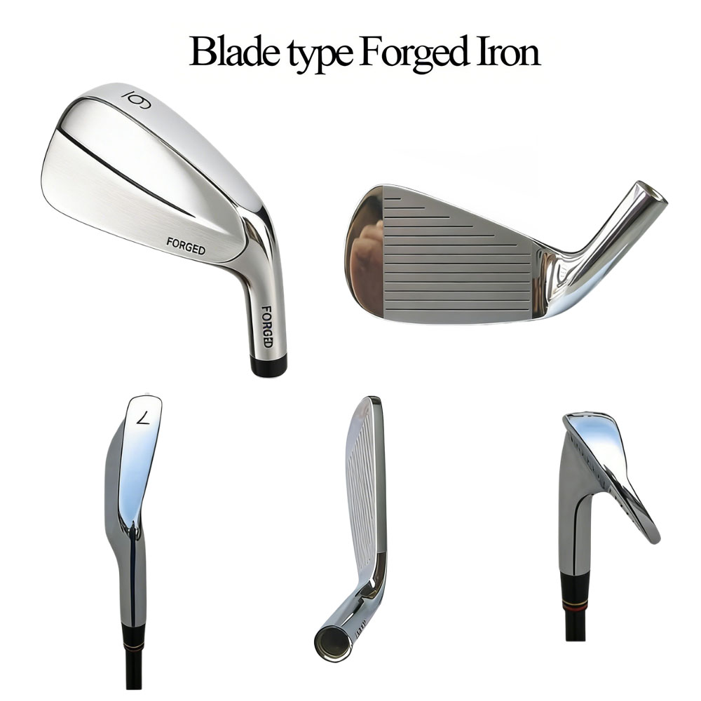 Forged Golf Irons CNC Milled, Custom Loft (4-9,P,S), OEM Golf Club Set for Men