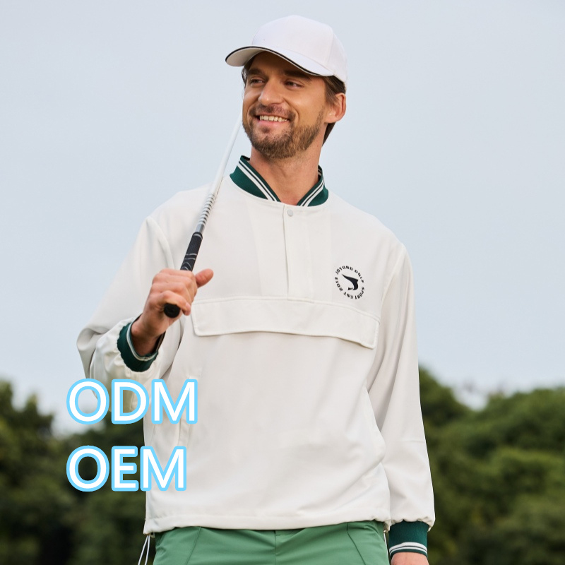 ODM OEM Lightweight 160 Gsm UV 50 Men's Button Golf Pullover Baseball Tennis Work Shirt With Long Sleeves Printed Technics