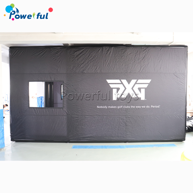 Outdoor Club Event Golf Driving Range Enclosure Inflatable Golf Simulator Tent For Sale