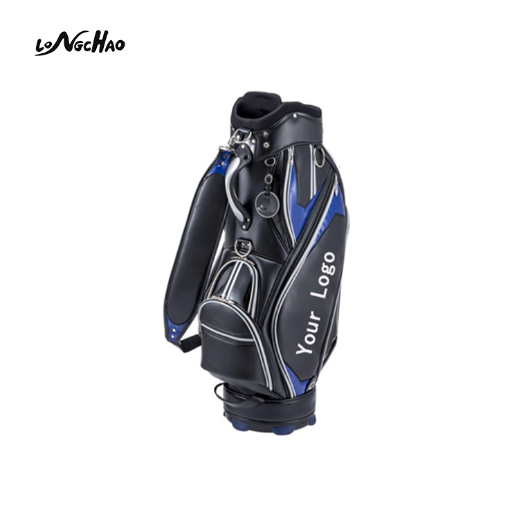 Factory Custom High Quality Golf Bag Leather Waterproof Staff Golf Bag