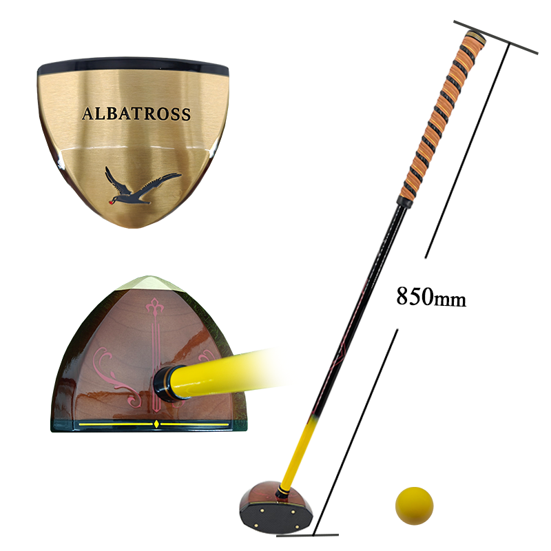 OEM Manufacture Price Ebony Wood Material Park Golf Clubs With Carbon Fiber Face