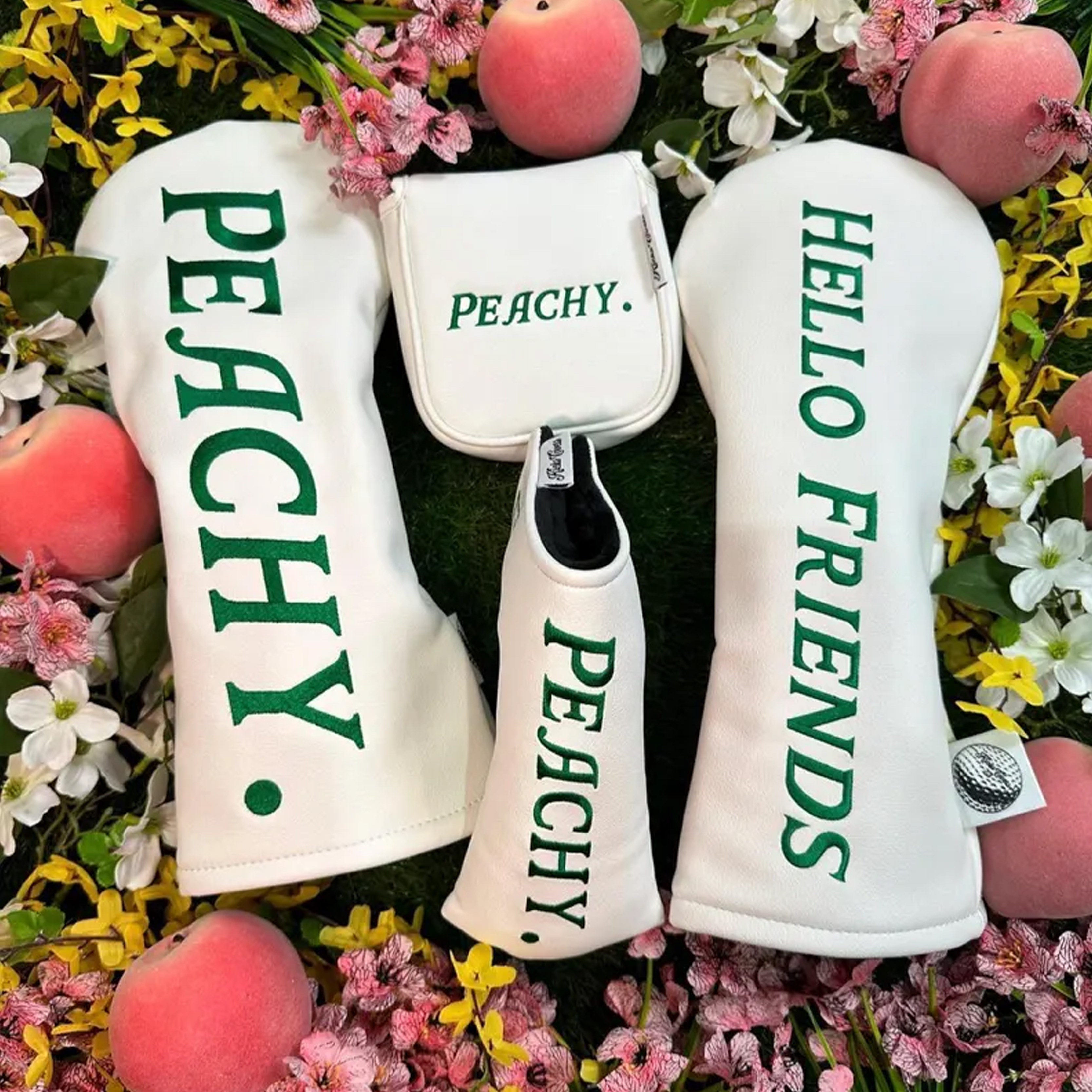 Premium Customized Waterproof PU Leather Golf Driver Head Covers with Elastic-Band Closure and Embroidered Logo Factory Price