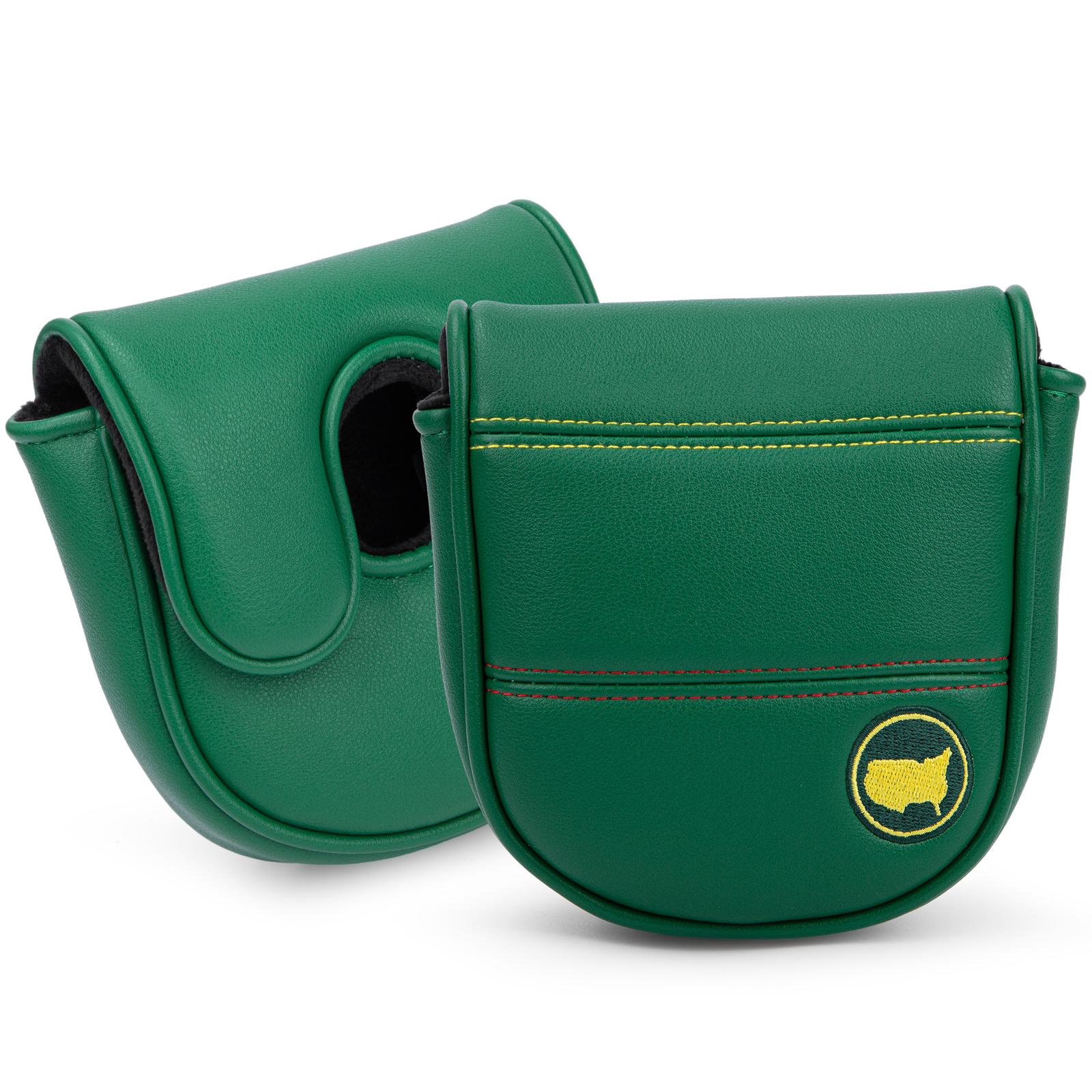 Manufacturer Custom Magnetic Square Mallet Putter Headcover-Waterproof &amp; Durable Pu Leather &amp; Nylon Golf Club Head Covers