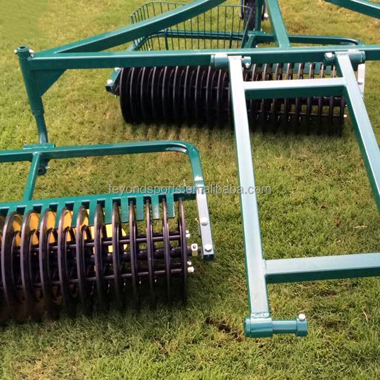 Golf Course Equipment Golf Range Picker 3 Section Golf Ball Pick up Harvester Machine With Basket