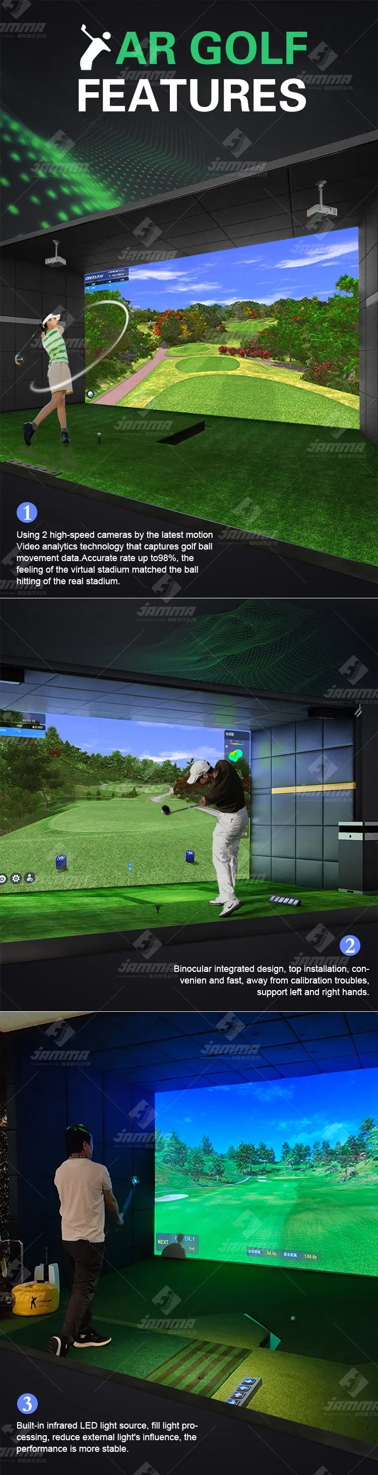Indoor Golf Simulator View 3