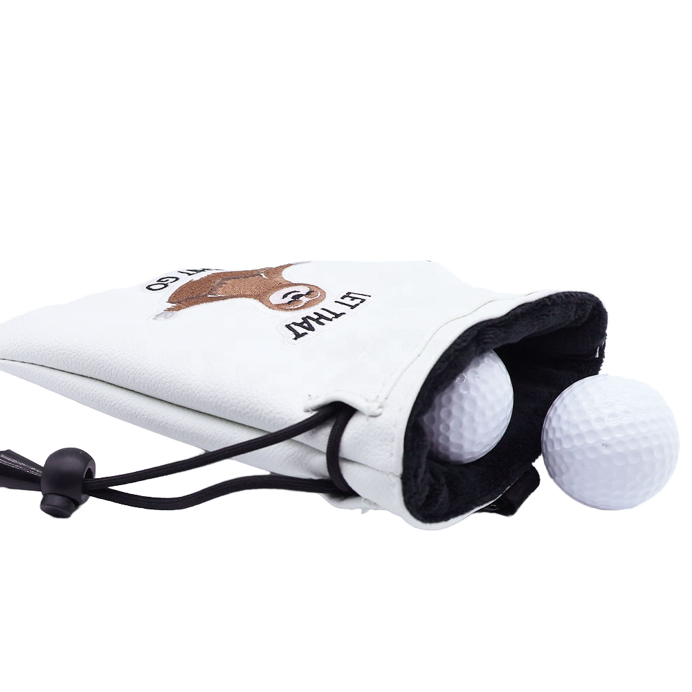 Factory Custom Drawstring Golf Ball Pouch Bag High Quality Tees &amp; Balls Holding Bag,Multifunctional Golf Training Portable Pouch