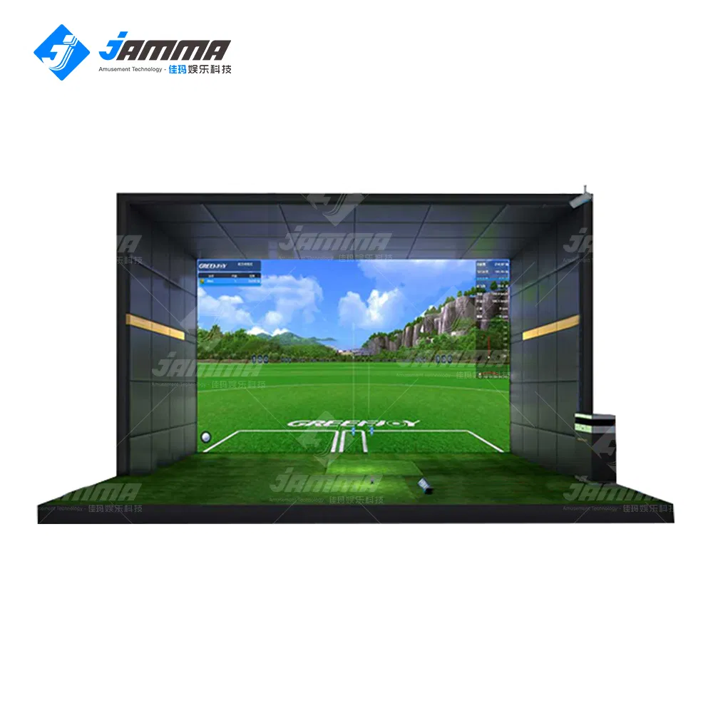 Virtual Golf Simulator Screen Projection Golf Simulator Indoor Golf Game Machine