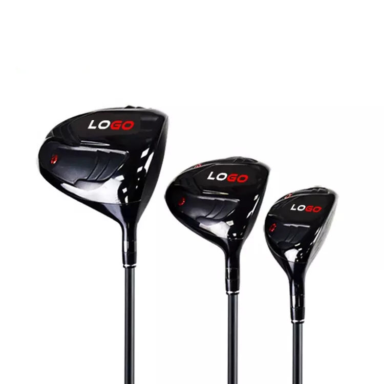 High Quality Premium Black Golf Clubs Set Custom Logo Golf Club Full Set OEM Graphite Shaft OEM Golf Club Set