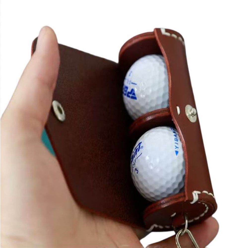 Mini Waterproof Golf Tour Carry Club Ball Sunday Pu Leather Golf Tee Travel Bags for Men Custom Golf Bag