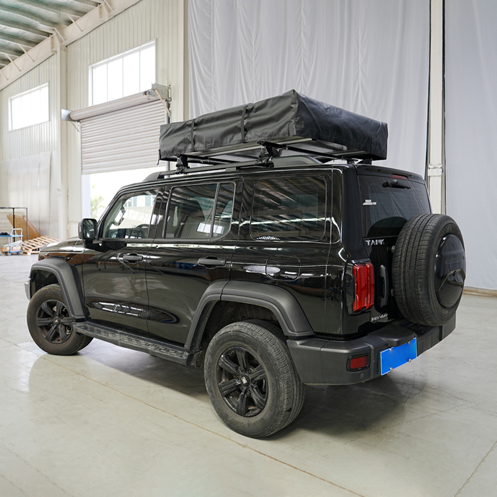 Green Camping Softshell Dachzelt 4 People 4x4 Foldable Camp Tent For Car Camping