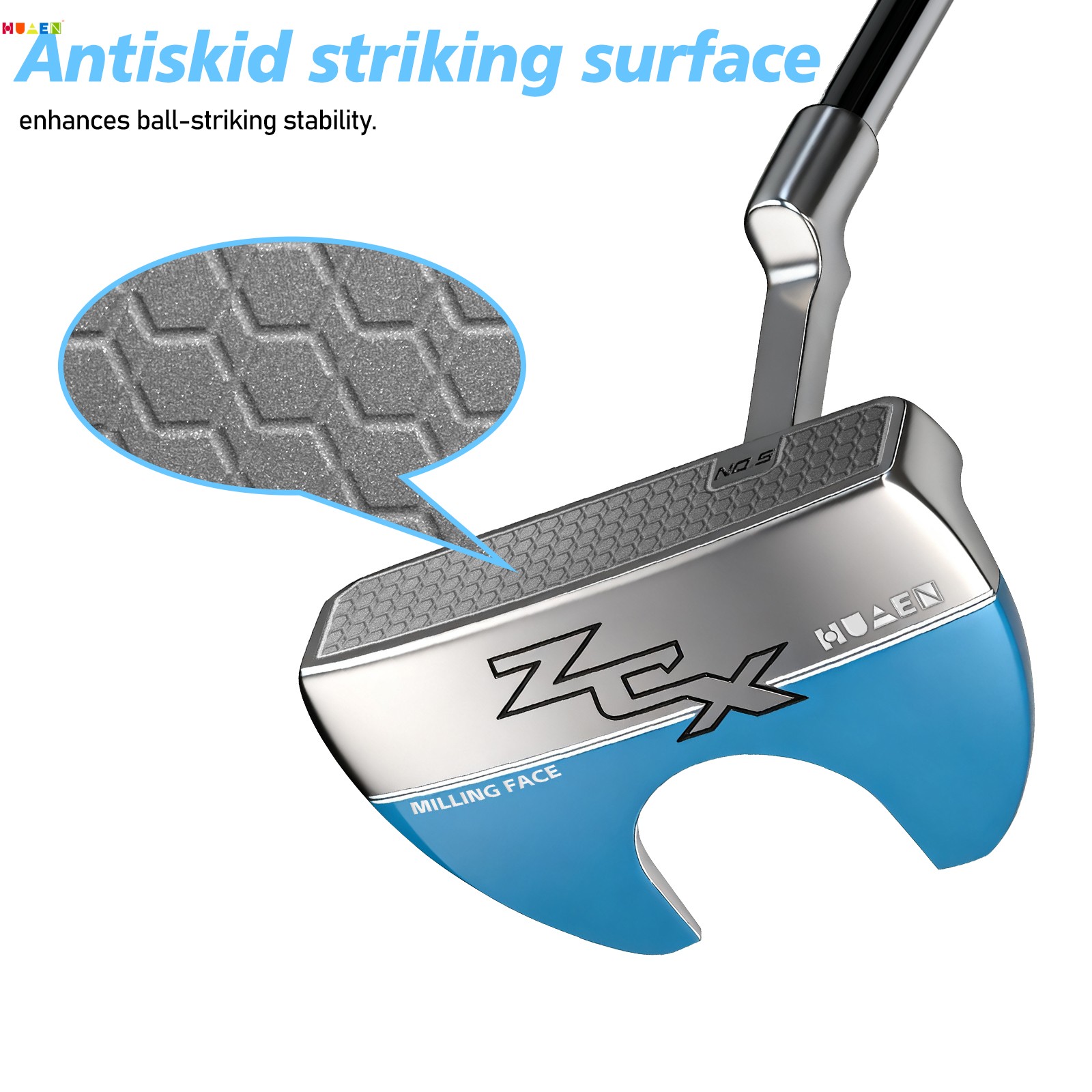 Wholesale Right Hand Stainless Steel Golf Putter Headcover New Style OEM ODM Manufacturer Factory Supplier Enhua Custom Color