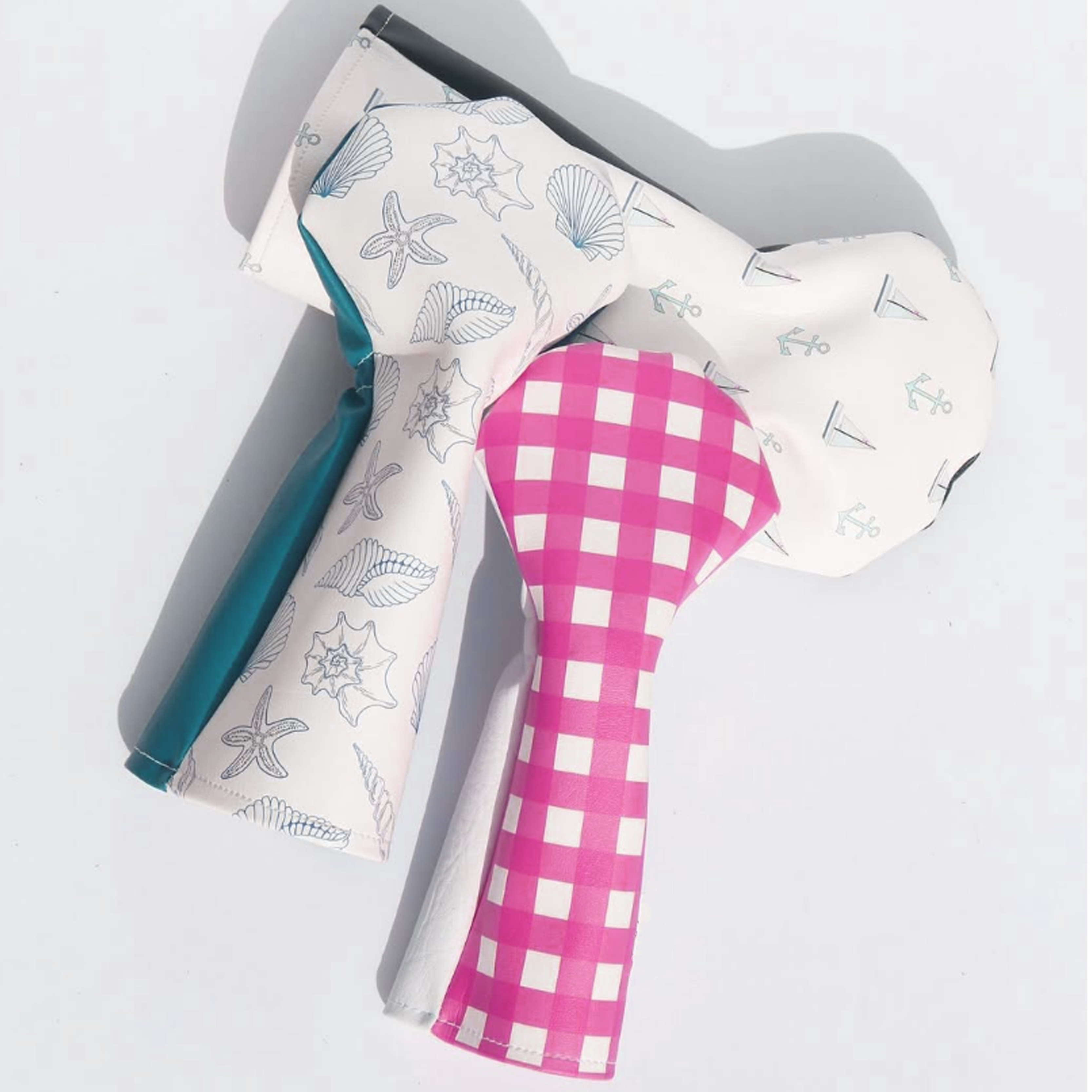 Premium Customized Waterproof PU Leather Golf Driver Head Covers with Elastic-Band Closure and Embroidered Logo Factory Price