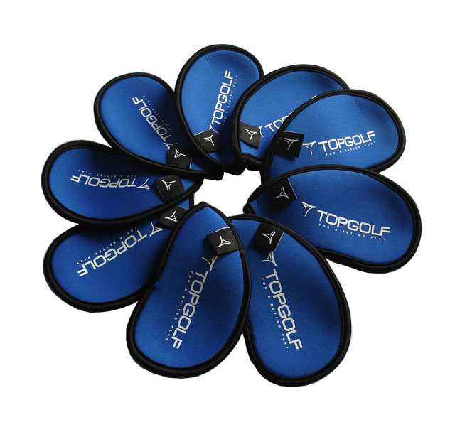 Neoprene Golf Iron Headcover with OEM logo 10pcs Per Set Customized Head Cover