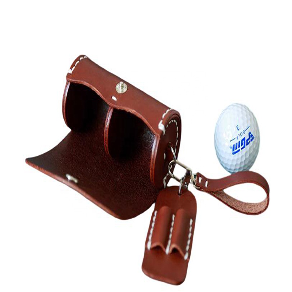 Mini Waterproof Golf Tour Carry Club Ball Sunday Pu Leather Golf Tee Travel Bags for Men Custom Golf Bag