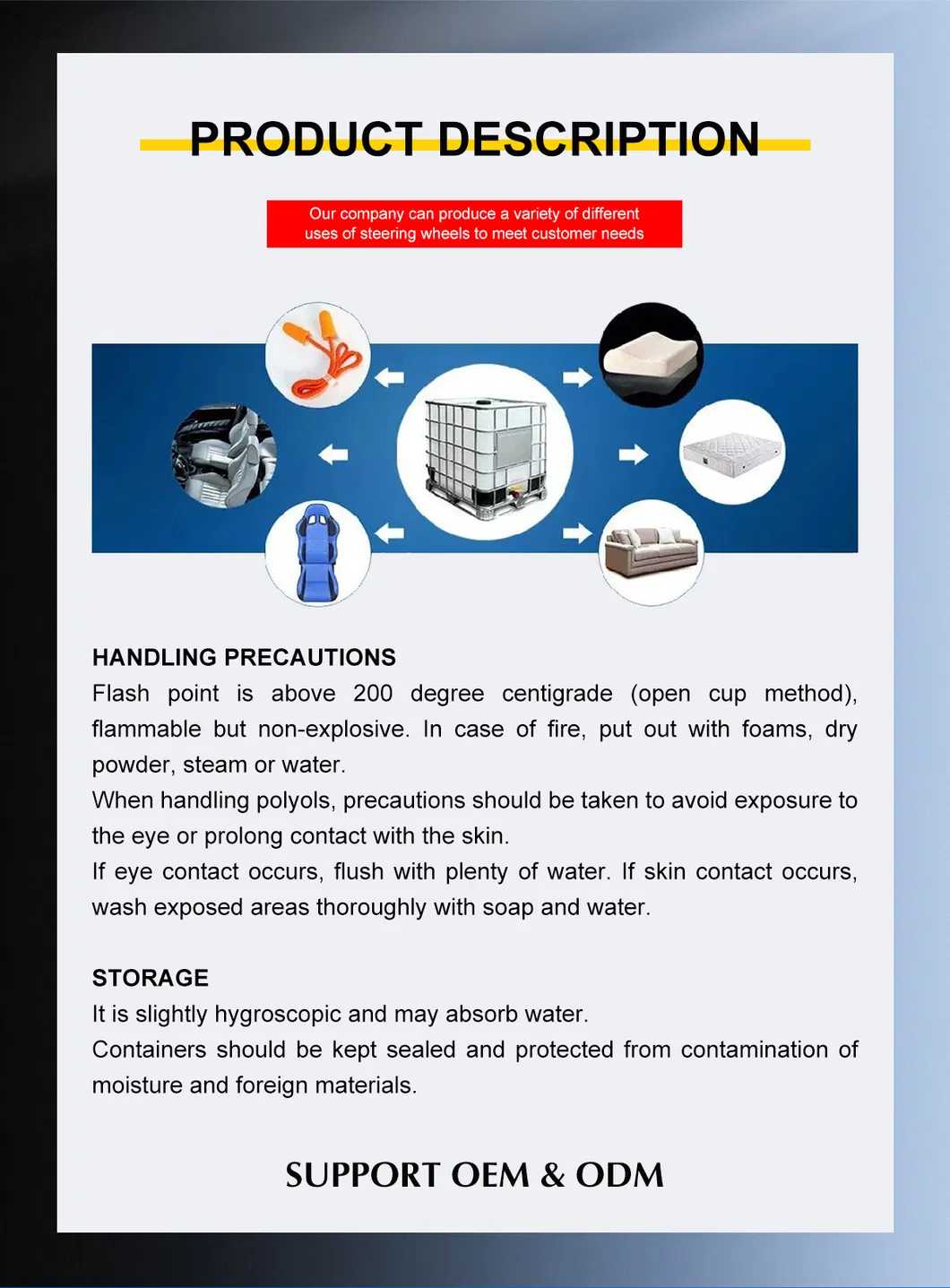 Handling and Storage