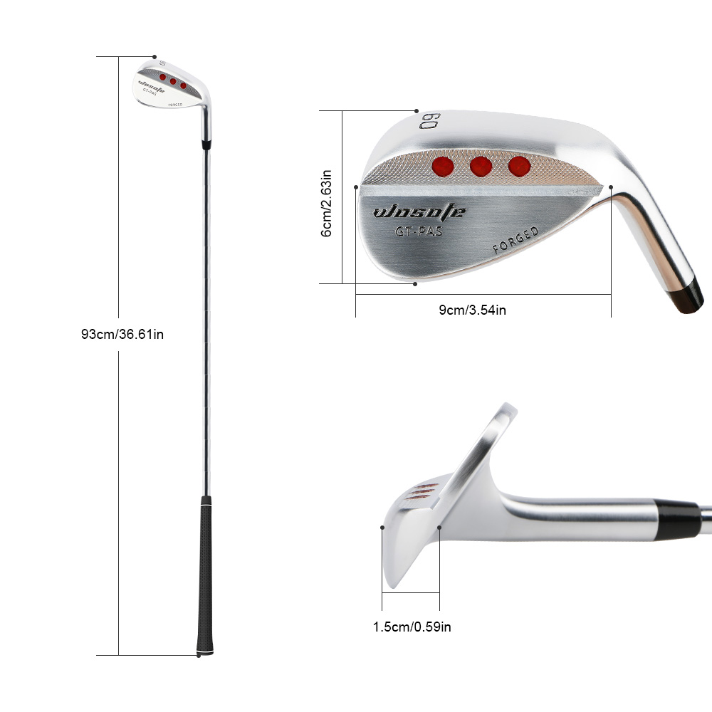 Factory Wholesale High Quality OEM Custom Forged CNC Milling Sand Sliver Men's Right 48-60 Degree Golf Club Wedge