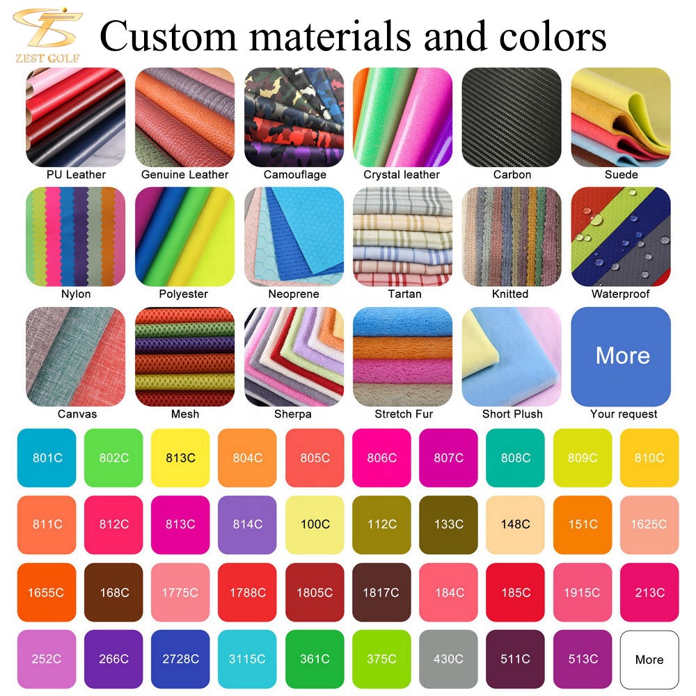 Custom Logo Golf Accessories Headcover Made in China Manufacturer OEM Blank Golf Wood Driver Putter Iron High Quality Head Cover