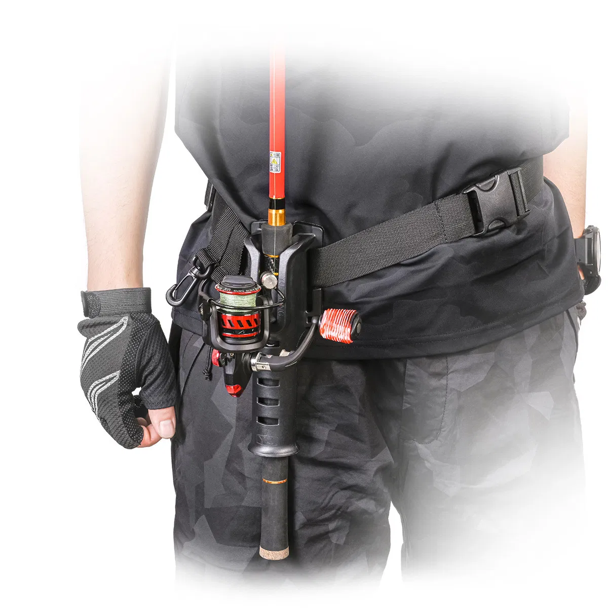 Fishing Rod Pole Holder Waist Belt Spinning Rods and Casting Rods Bl15347