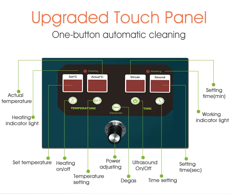 Ultrasonic Cleaner 3L 6L 10L 20L 30L Ultrasonic Washing Machine for Lab Instruments 4