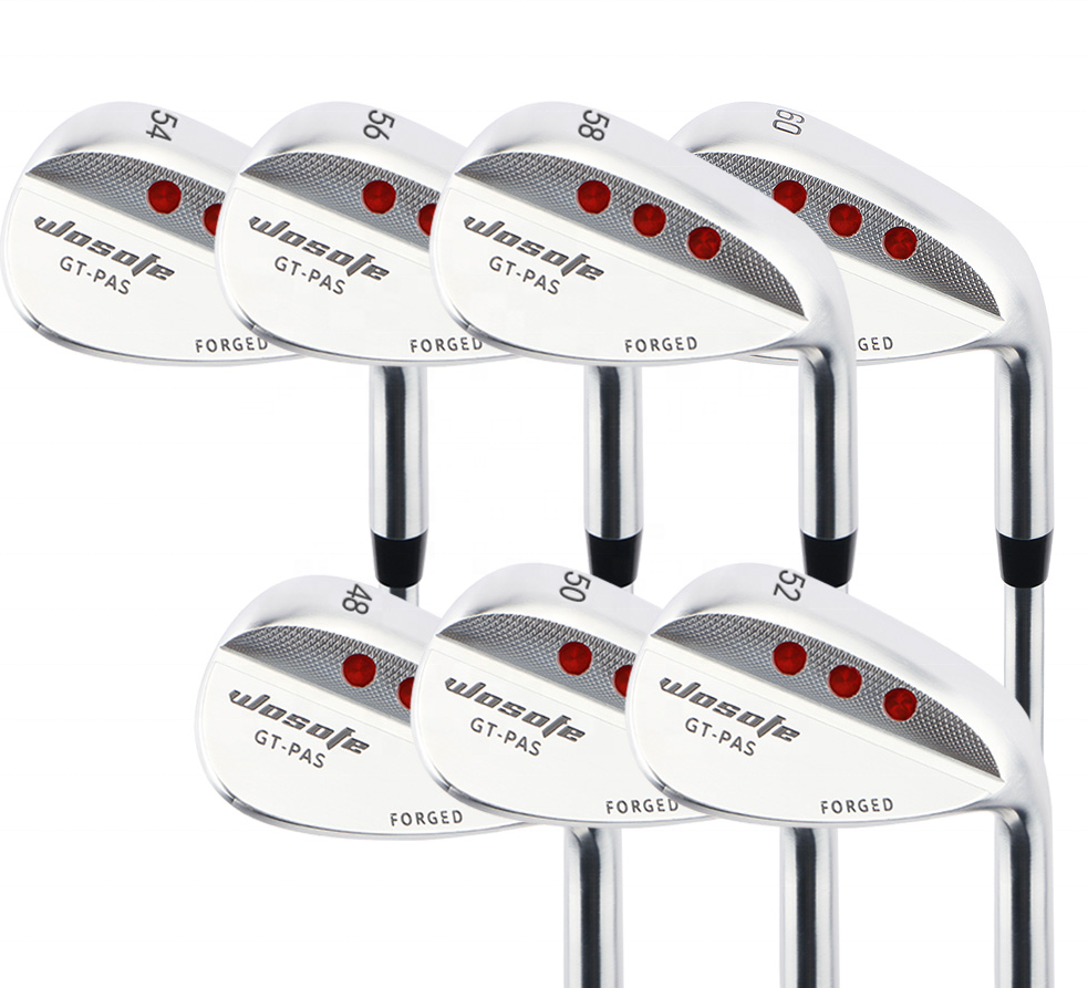 Factory Wholesale High Quality OEM Custom Forged CNC Milling Sand Sliver Men's Right 48-60 Degree Golf Club Wedge