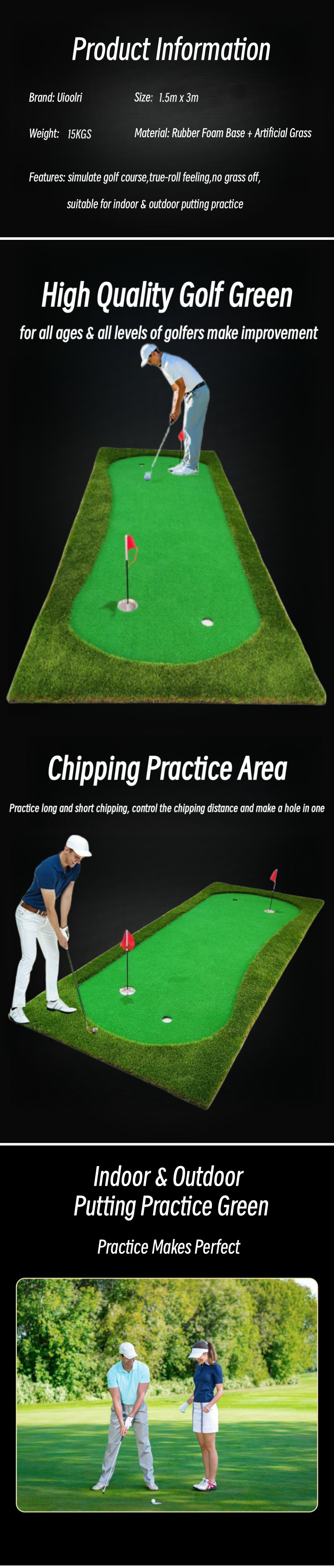 Golf Putting Mat Feature 1