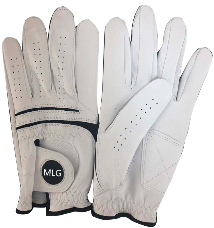 Wholesale Factory Price High Quality Custom Logo Sheep Skin Anti-slip Golf Gloves Cabretta Leather