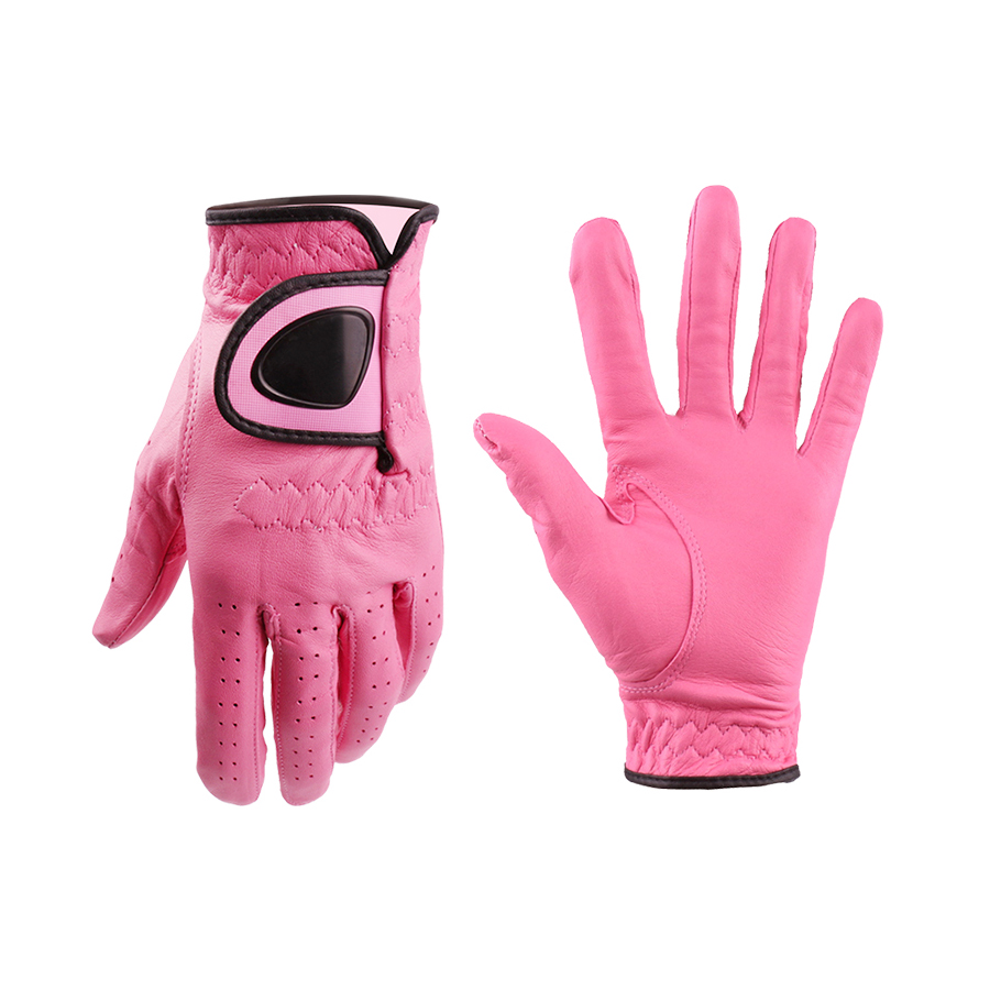 Latest Design OEM Service High Quality Sheepskin Leather Golf Gloves For Ladies Left Right Hand Custom Golf Gloves Manufacturer