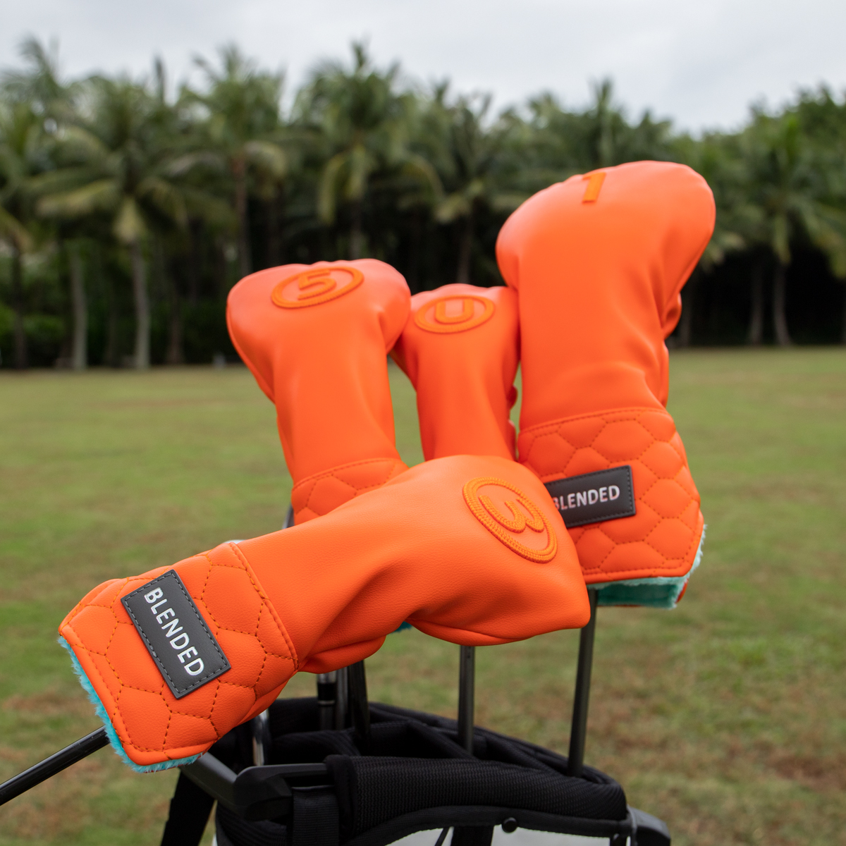 Manufacturer Design Golf Club Covers Waterproof Fabric Headcover Customized Fairway Woods Golf Cover