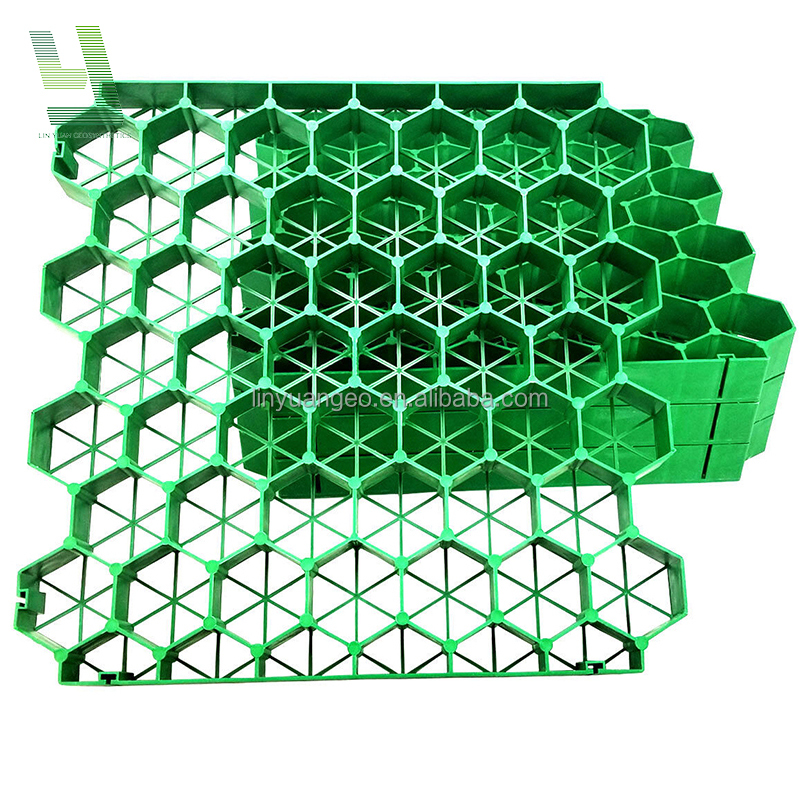 HDPE Grass Paver Grid For Parking Lot And Driveway Ground Stabilization