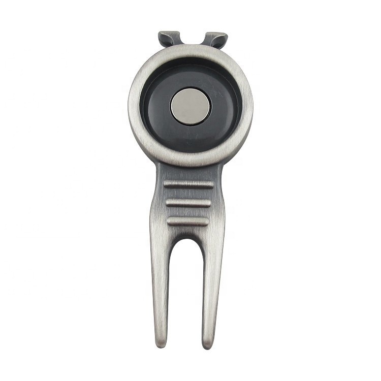 China Manufacturer Golf Accessories Custom Blank Stamped Metal Divot Tool