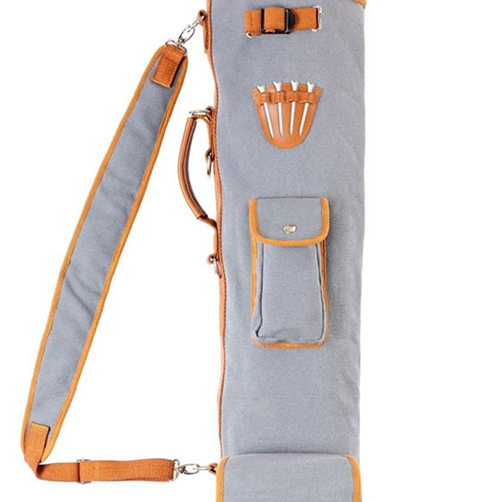 Premium Quality Custom Made Leather Golf Stand Bags Zipper Closure Custom OEM/ODM Lightweight Portable Eco-Friendly Durable
