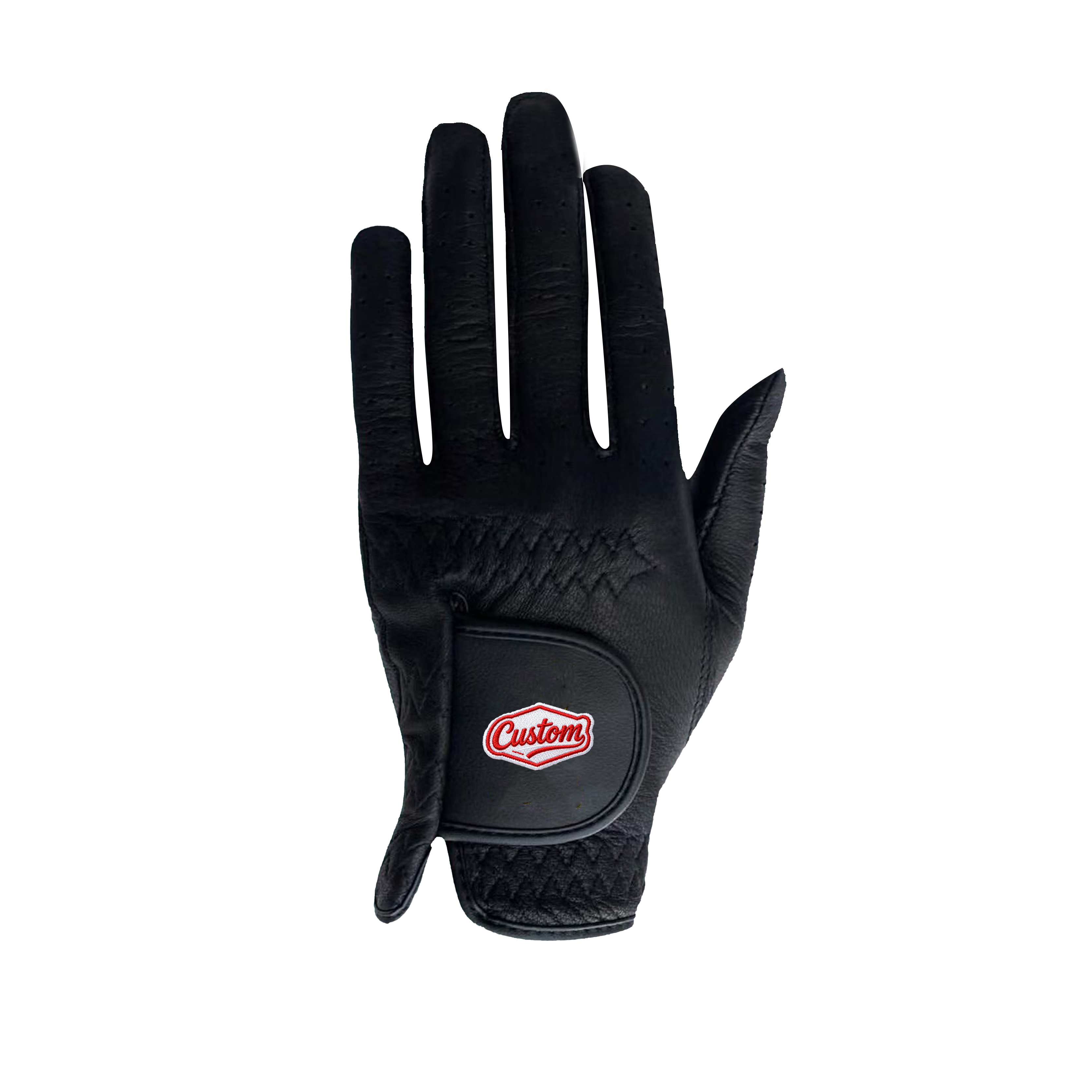 Professional Printed Anti Slip Great Feel Soft Fabric White Golf Gloves Model Glove Adult Outdoor Indoor Durable Genuine Golf
