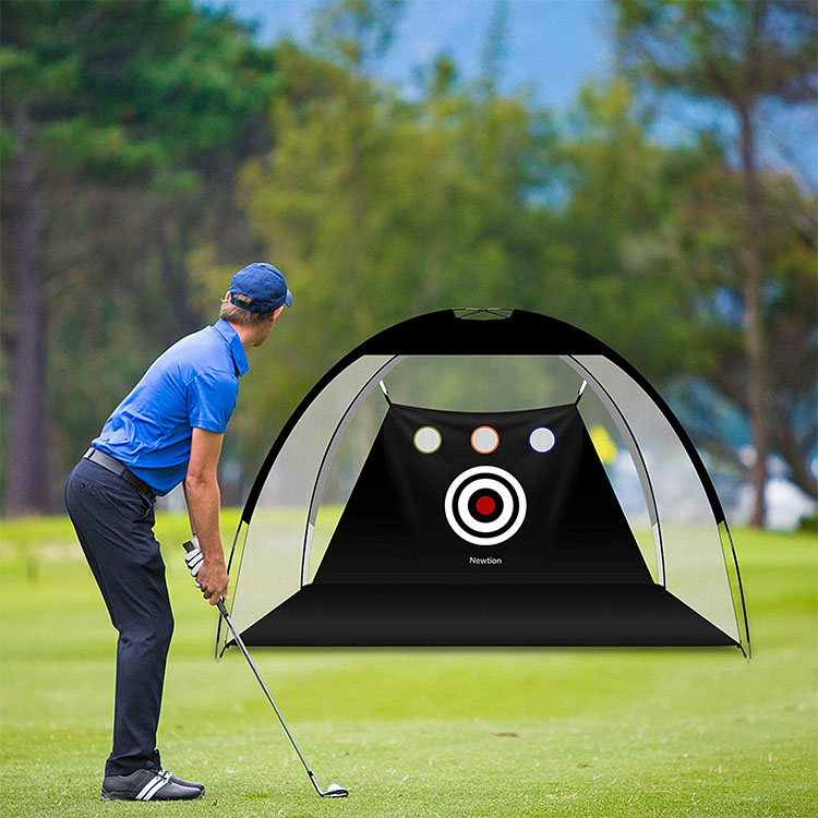 Portable Golf Hitting Net Outdoor Golf Practice Net Indoor Golf Swing Training Aids Driving Hit Cage Net