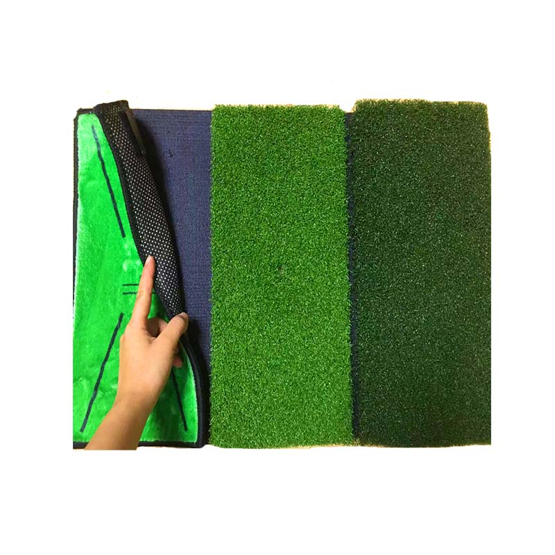 Hot Sale Foldable 3 in 1 Golf Mat Practice Hitting Golf Driving Range Putting Mats