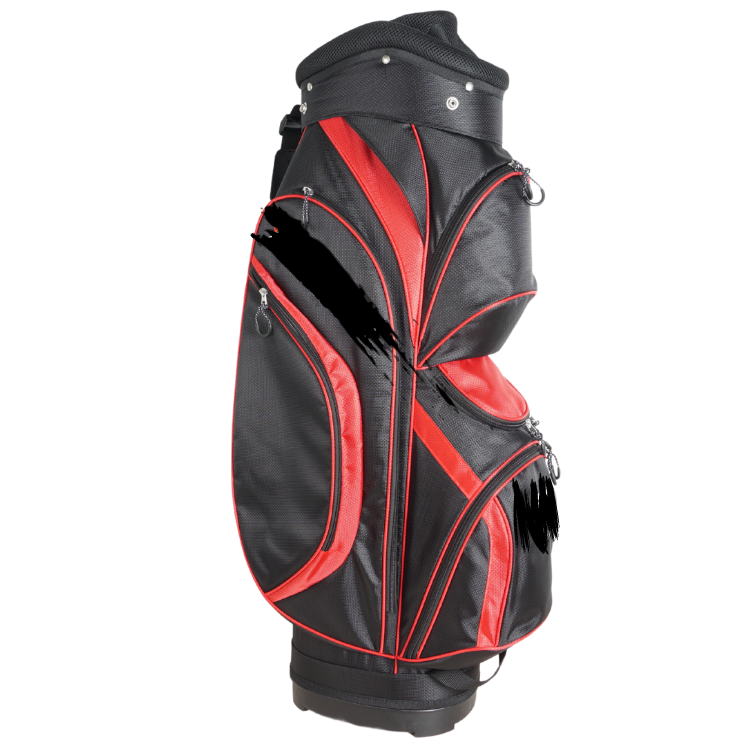 Hot 14 Pcs or Customized Golf Stand Bag Golf Clubs Accessories Trolley Bag With Bracket