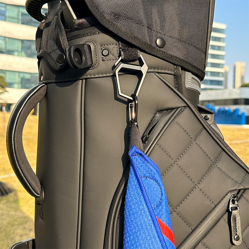 CS Luxury Good Quality Lightweight PU Customize Logo Golf Stand Bag For Golf Courses And Resorts