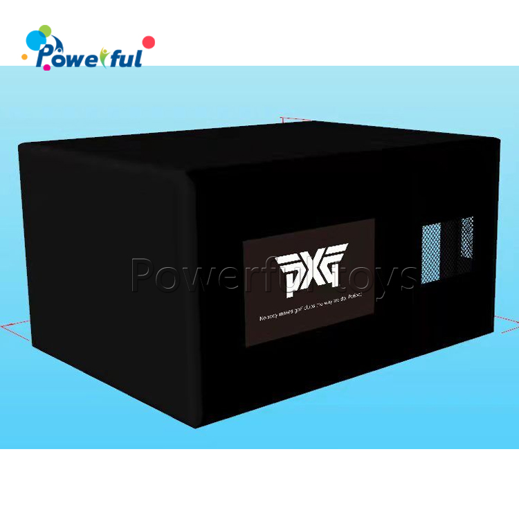 Outdoor Club Event Golf Driving Range Enclosure Inflatable Golf Simulator Tent For Sale