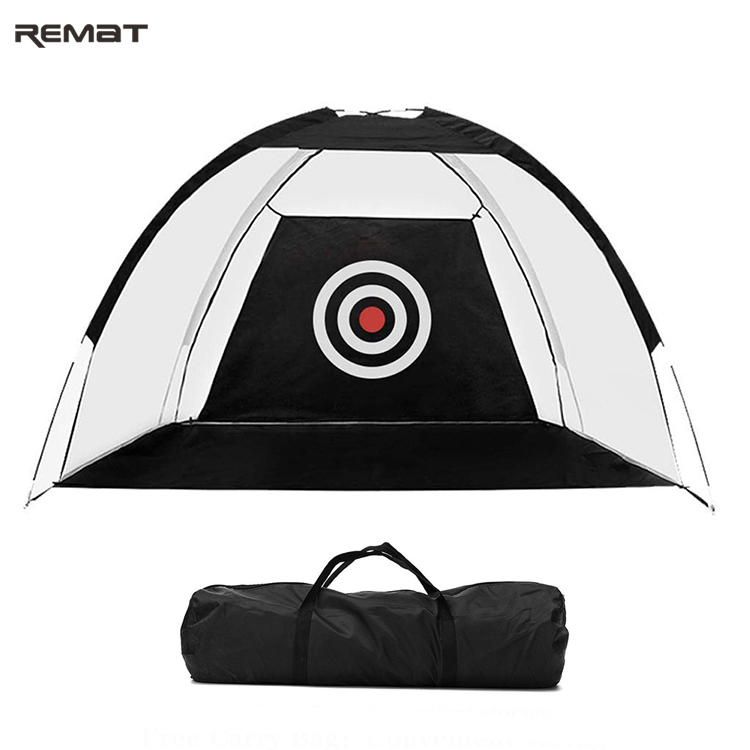 Golf Training Aids Garden Grassland Practice Tent Tetoron Mesh Golf Hitting Cage 2M/3M Black/Green for Golfers' Equipment
