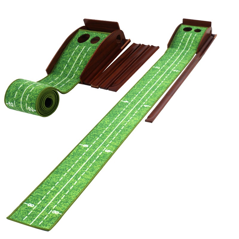 Factory Professional Golf Practice Mat Golf Putting Green Mat Golf Training Long Challenging Putter for Indoor/Outdoor