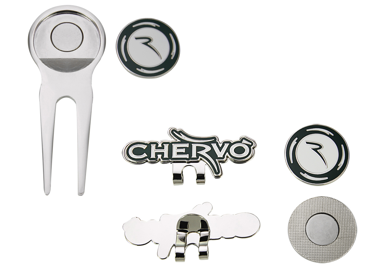 Manufacturer Customized Golf Gift Accessories Set Tin Box and Golf Divot Tool Hat Clip Ball Marker Set for Golf Tournament