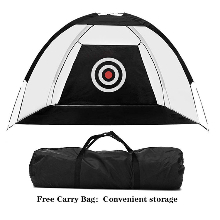 Golf Training Aids Garden Grassland Practice Tent Tetoron Mesh Golf Hitting Cage 2M/3M Black/Green for Golfers' Equipment