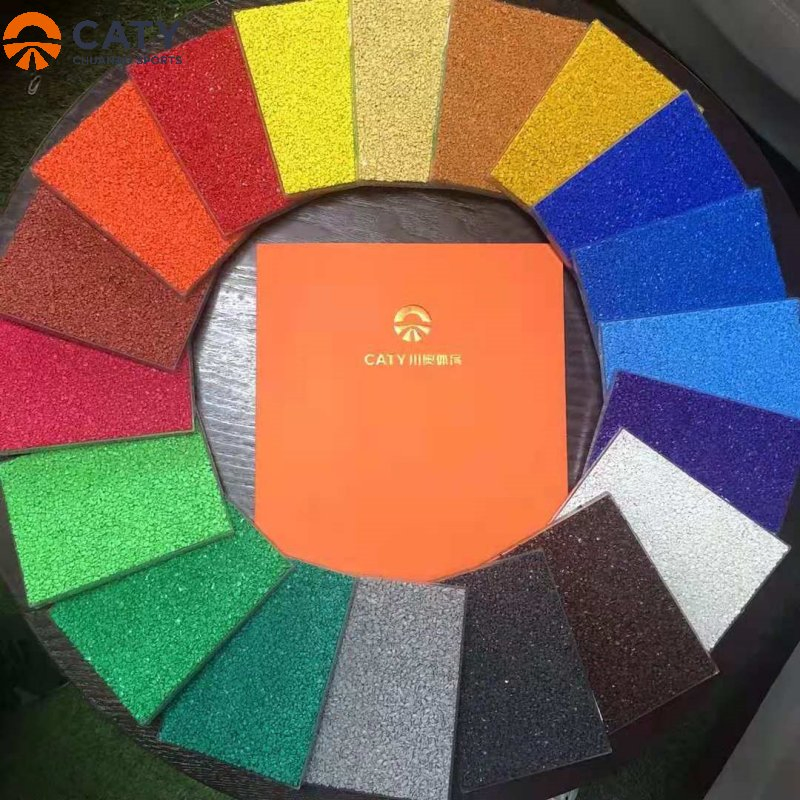 High Quality UV-Resistant EPDM Rubber Granules for Outdoor Use Running Track Playground