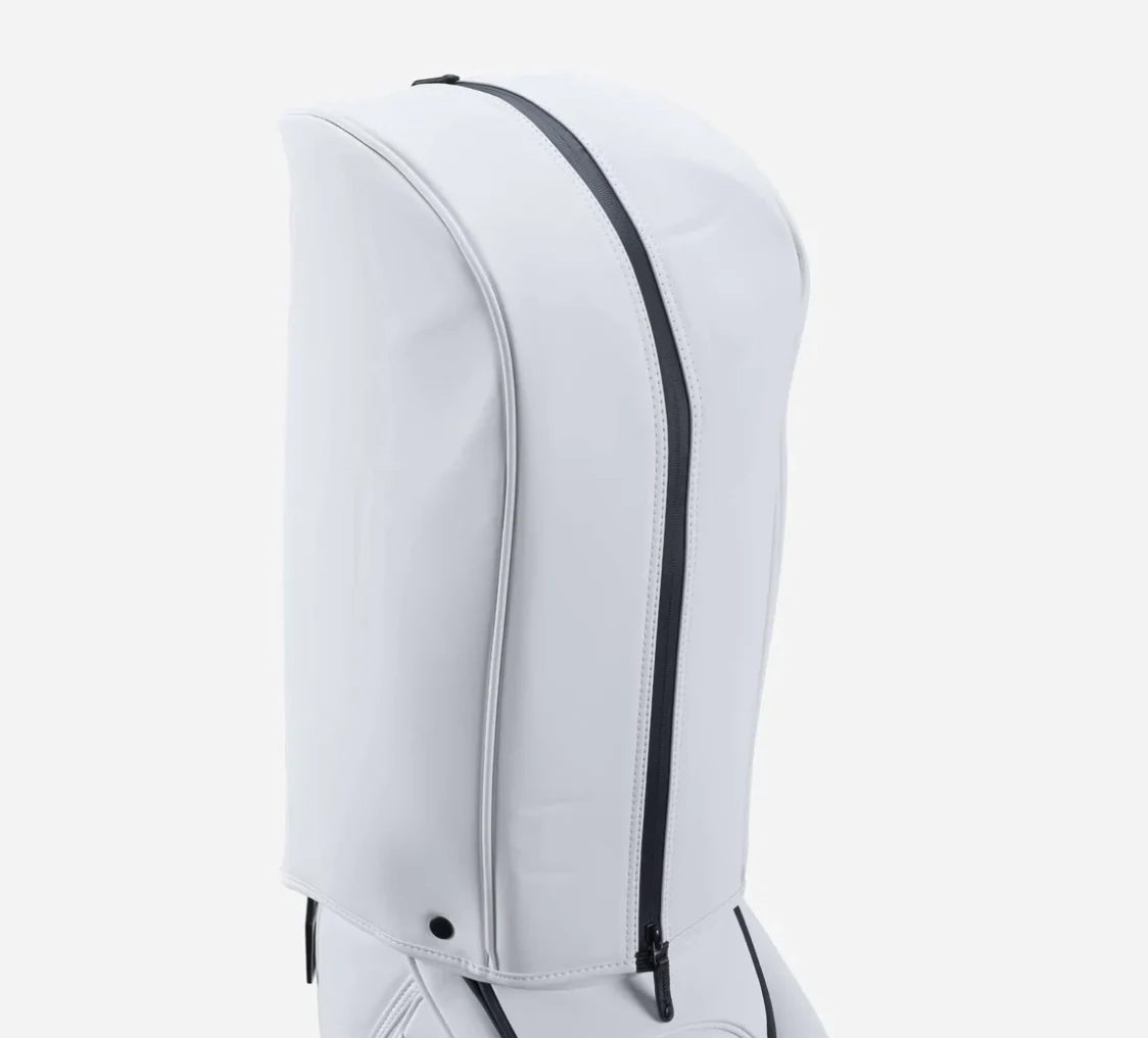 Custom New Style Wholesale OEM/ODM Golf Bag White PU Leather Golf Staff Bags