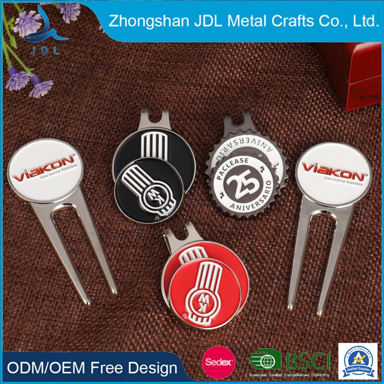 Good Quality Wholesale with Ball Marker Cigar Holder Bottle Opener Antique Custom Blank Magnet Golf Equipment